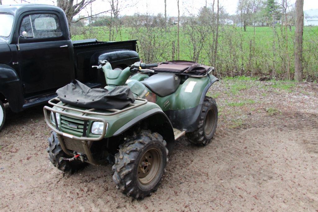 2002 Kawasaki 4x4 650 V-Twin Prairie  4-wheeler