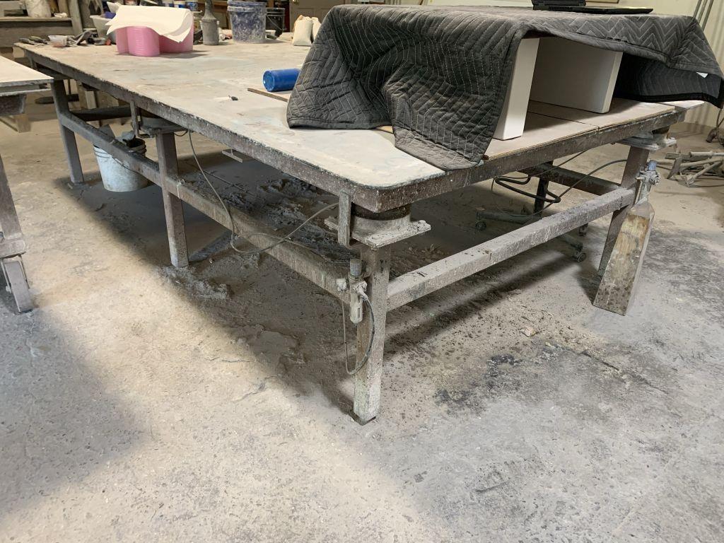 Metal Work Table 10' x 6'