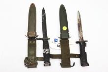 US M6 bayonet knife and US M7 BOC bayonet Knife