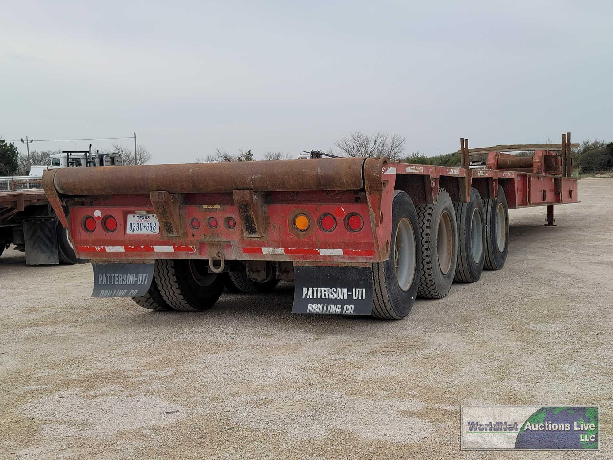 Patterson 4-AXLE LOW-BOY Trailer, Vin# TR192479