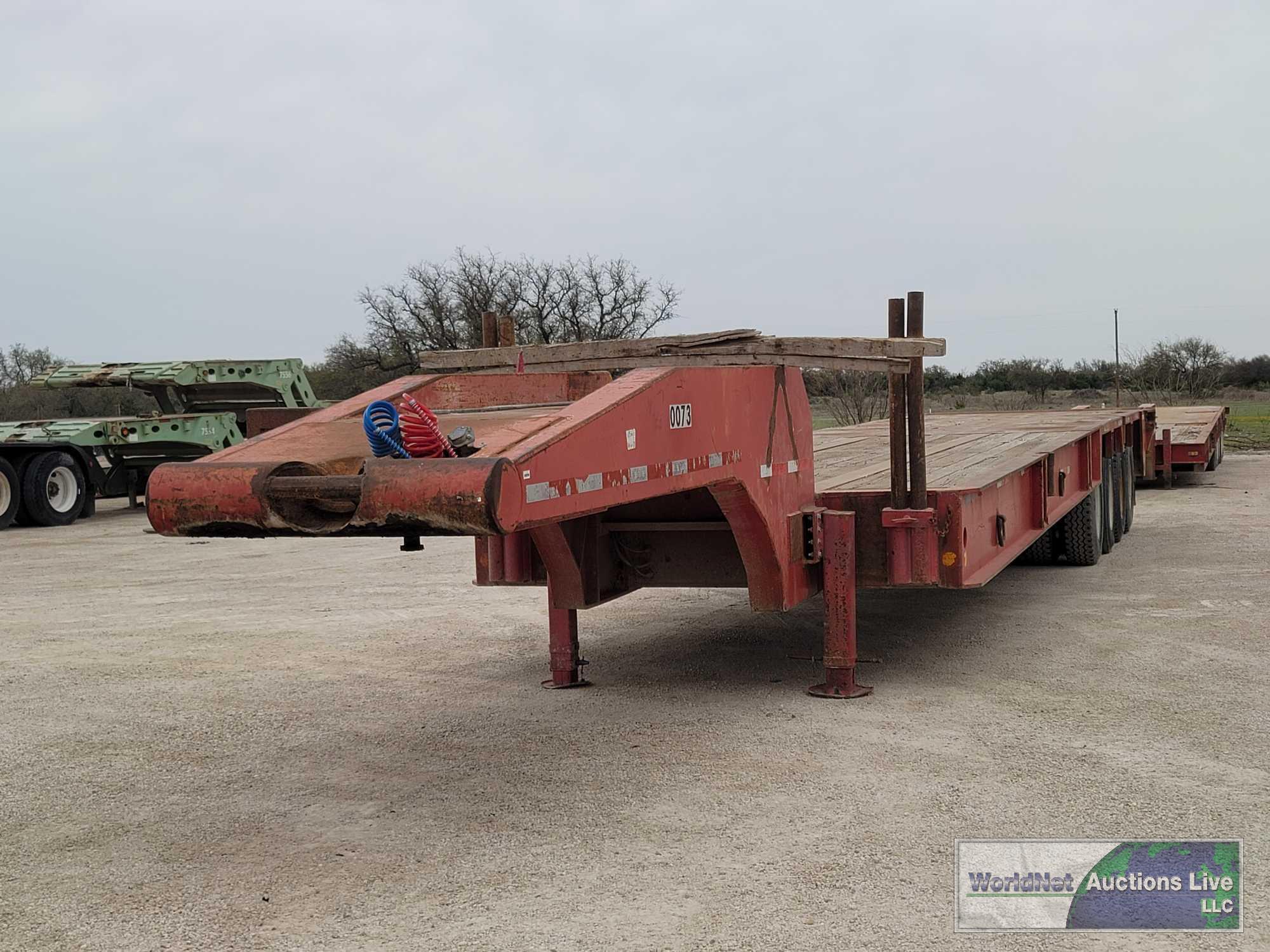 Patterson 4-AXLE LOW-BOY Trailer, Vin# TR192479