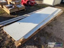 LOT OF MISC SLABS OF COUNTER TOPS