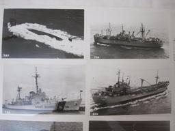 12 Vintage Black and White Naval Photographs, 1950s-1970s, 1 oz