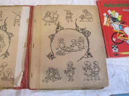 6 Children's Books including Little Golden Books, 1960 Huckleberry Hound (writing inside), 1958,