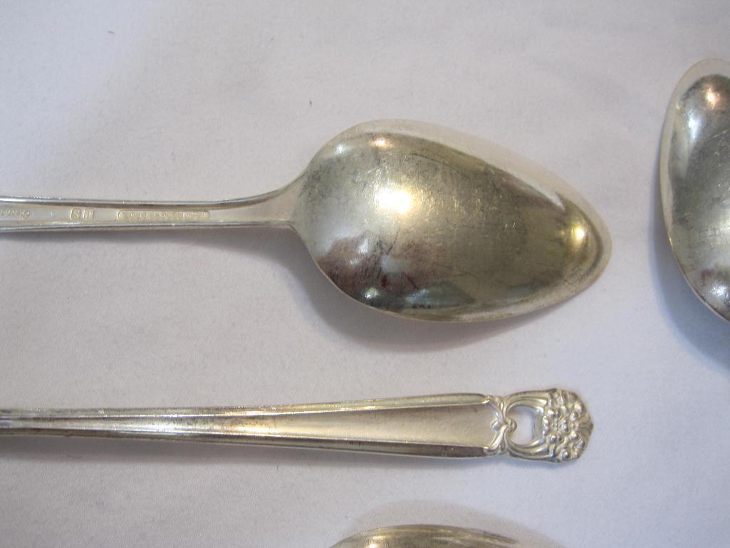 8 Table Spoons, 1847 Rogers Bros Eternally Yours Pattern, 1941 Silver Plate, 13 oz