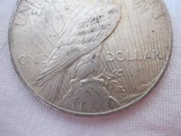 1924 Peace Dollar US Silver Coin, 26.7 g