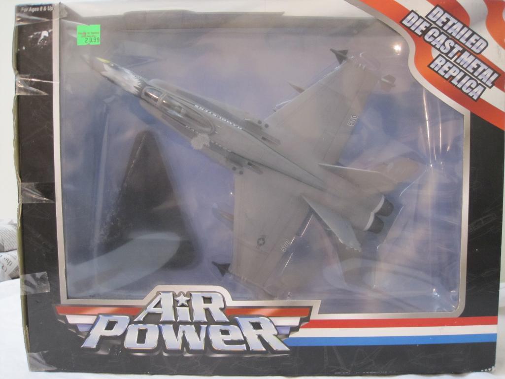 Air Power F-18 Hornet Dambusters Detailed Die Cast Metal Replica, Toy Zone, in original box, 2 lbs