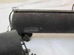 Lot of HO Scale Tanker Train Cars including BASF Wyandotte, ACFX, and CHYX, with improved parts and