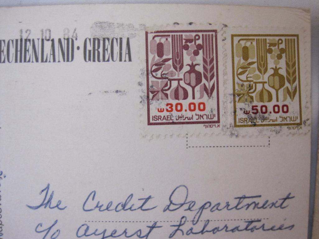 Lot of Foreign Postcards from Athens, Greece, 4 oz