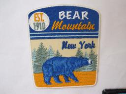 5 Patches from Bear Mountain New York, 1 oz