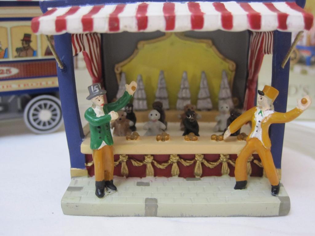 3 World's Fair Collection Display Pieces, including World's Fair Trolley and Vignettes (Carriage and