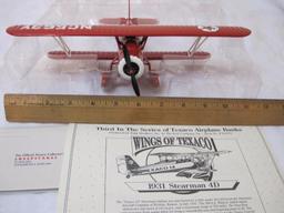 Wings of Texaco 1931 Stearman Biplane Model