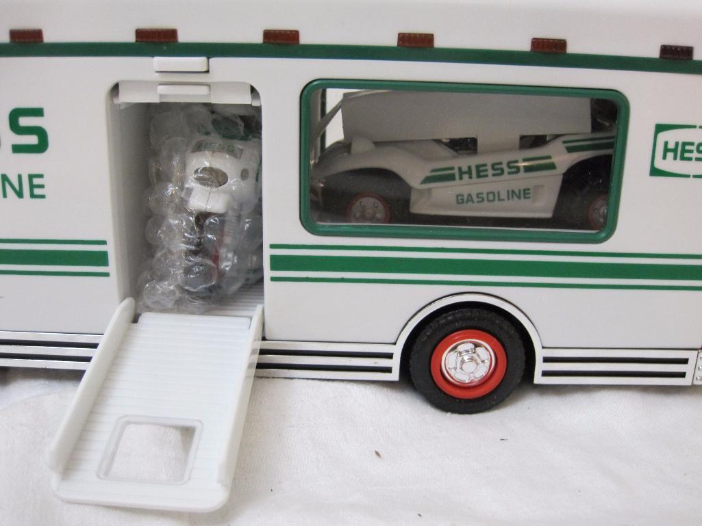 1998 Hess Truck Recreation Van with Dune Buggy and Motorcycle!, in original box, 2 lb 3 oz