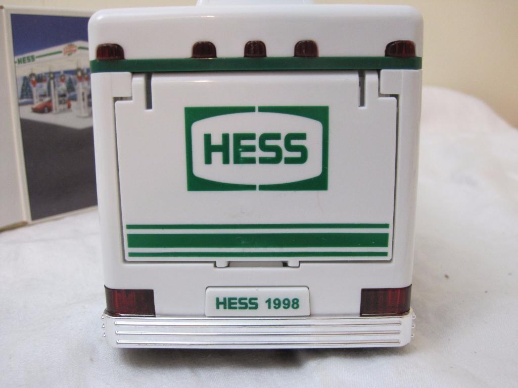 1998 Hess Truck Recreation Van with Dune Buggy and Motorcycle!, in original box, 2 lb 3 oz