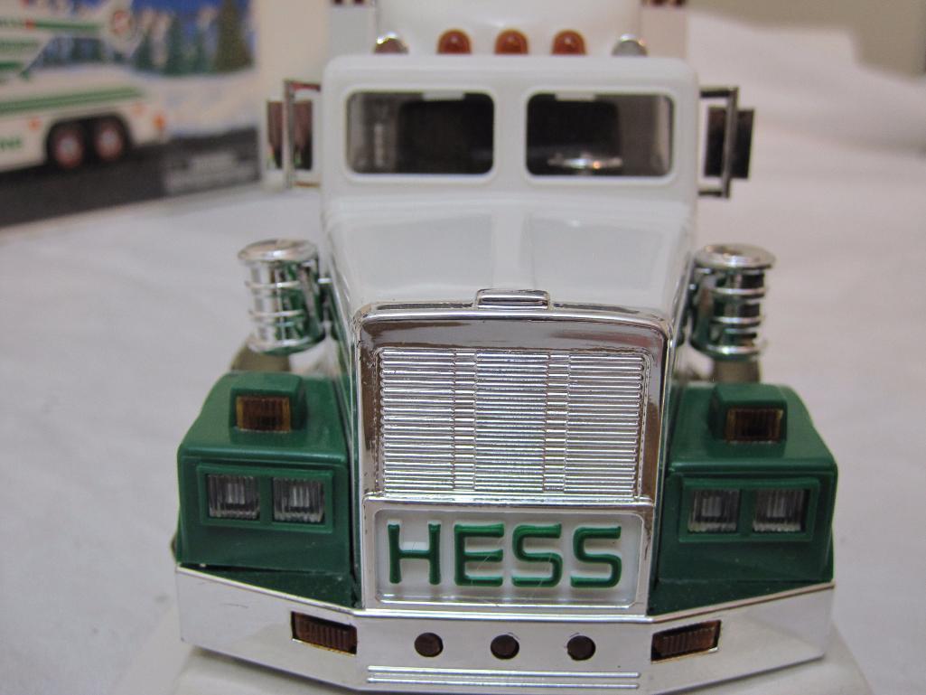 1995 Hess Truck Toy Truck and Helicopter, in original box, 1 lb 12 oz