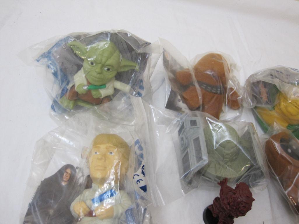 Lot of Miniatures and Misc. Toys including Hero Clix, Papo, Wizards Military Minis, and more