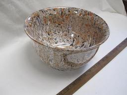 Large Royal Haeger Metallic Sheen Bowl - approx 10 inches in diameter, 5.5 inches deep