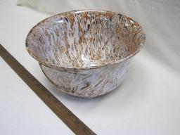 Large Royal Haeger Metallic Sheen Bowl - approx 10 inches in diameter, 5.5 inches deep