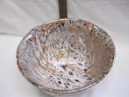 Large Royal Haeger Metallic Sheen Bowl - approx 10 inches in diameter, 5.5 inches deep