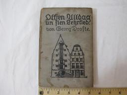 Ottjen Alldag by Georg Droste Vintage German Hardcover Book, 11 oz