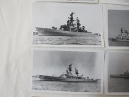 Twelve vintage Warship photographs, including the Coontz, Farragut, King and Fox, 2 oz