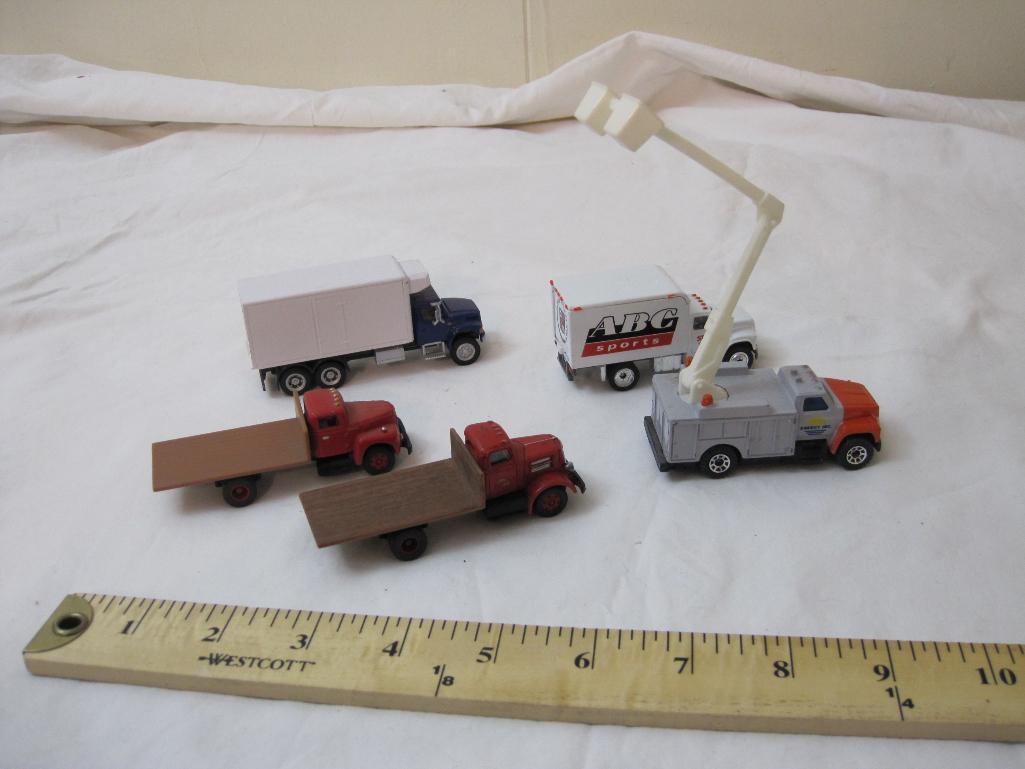 Lot of Miniature Cars including ABC Sports, Don Q Flatbed Trucks, and more, 9 oz