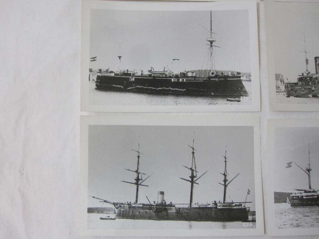 Assorted lot of German Warships, including Ironclads Kaiser and Kaiser Max and others, 2 oz