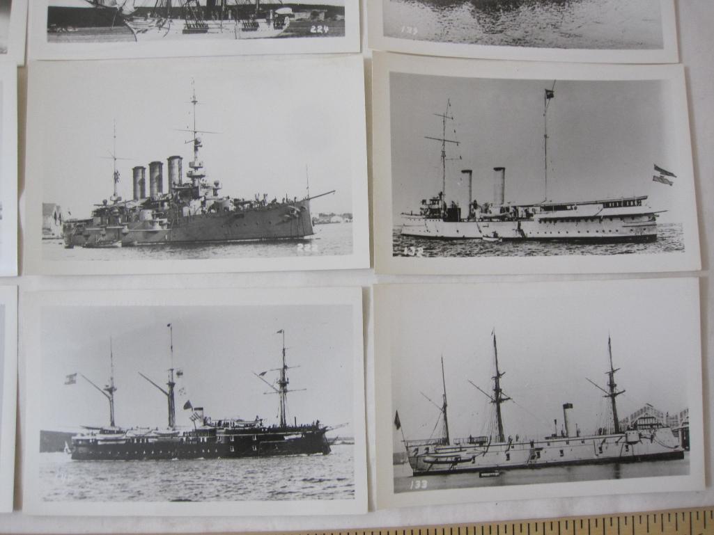 Assorted lot of German Warships, including Ironclads Kaiser and Kaiser Max and others, 2 oz