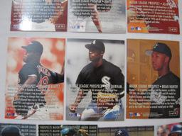 1995 Fleer Major League Prospects Baseball Cards, complete set, 10 cards, 2 oz