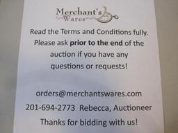 Please read our full terms and conditions before bidding! Free pickup in our PA and NJ locations,