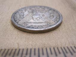 1921 Morgan Silver Dollar, US Silver Dollar Coin, 26.7 g