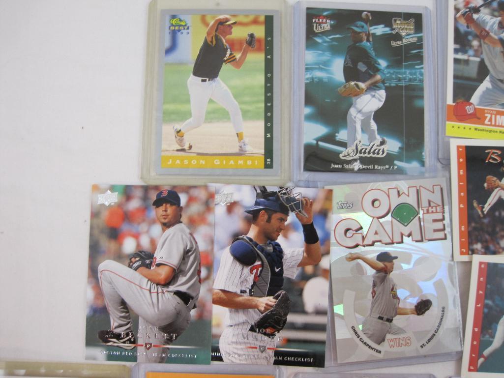 Lot of Baseball Cards from Various Brands and Years including Kevin Millwood, Juan Salas, Ryan
