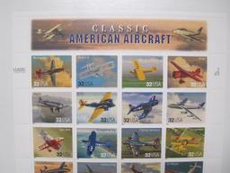 1996 Classic American Aircraft sealed sheet of 20 32-cent US Stamps