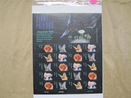 Night Friends American Bats 37-cent US Stamps, #3661-3664 intact sheet of 20