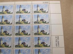 Maine Statehood 6-cent US Stamps, #1391 intact sheet of 50