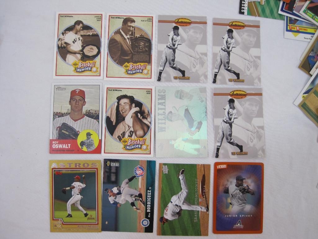 Lot of Assorted Baseball Cards from various brands and years including Nomar Garciaparra, Roy