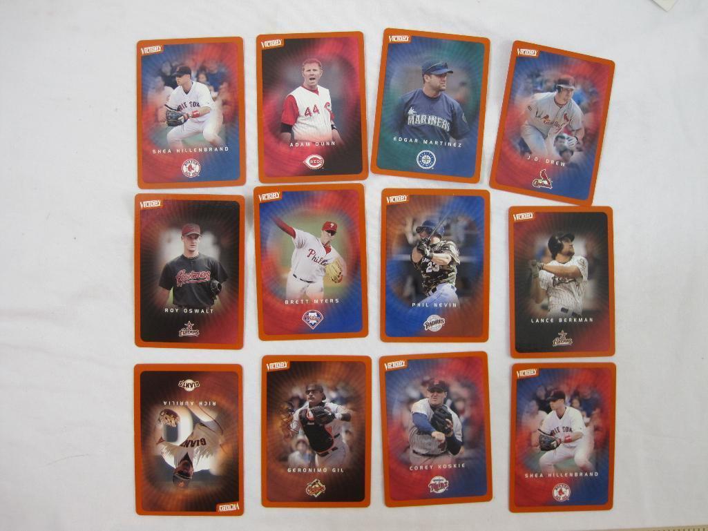 Lot of Assorted Baseball Cards from various brands and years including Nomar Garciaparra, Roy