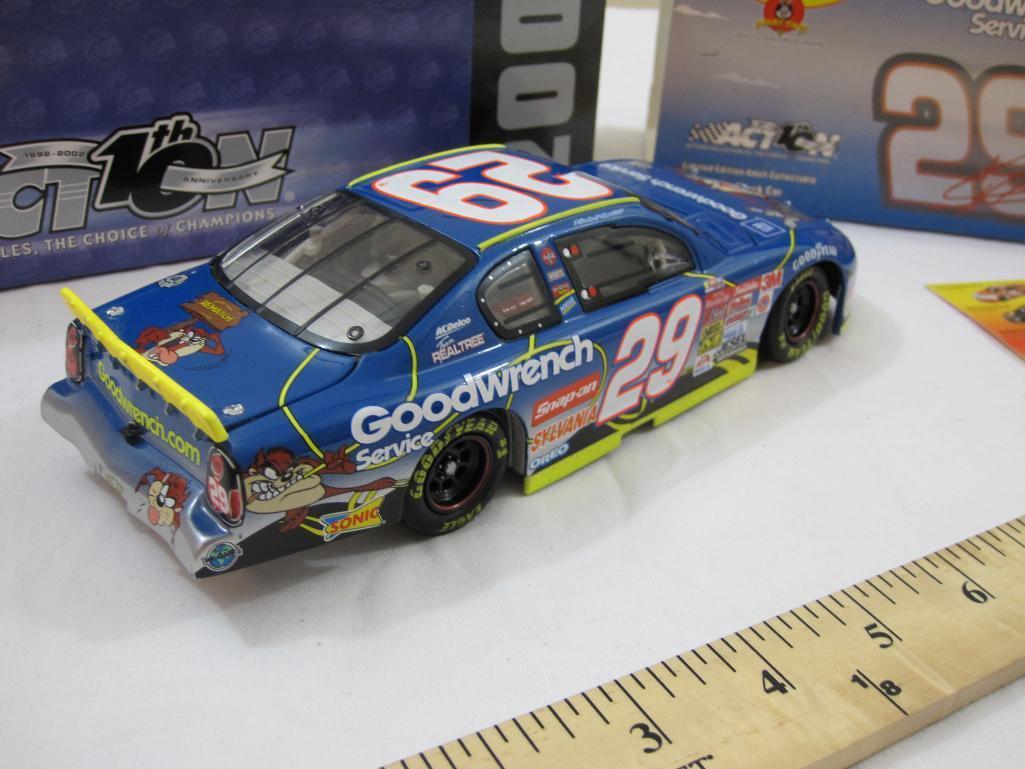 Action Collectibles Kevin Harvick #29 GM Goodwrench Service Looney Tunes Rematch 2002 Monte Carlo