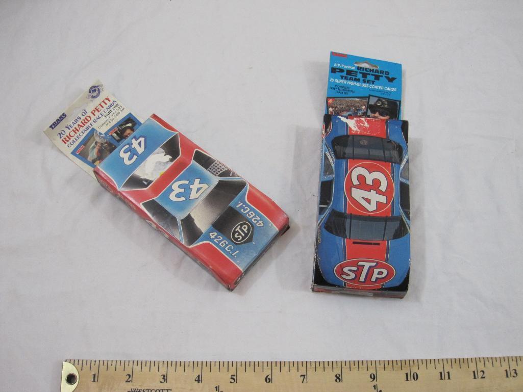 Two Sets of Traks Richard Petty Collectable Race Cards including 20 years of Richard Petty (1991)