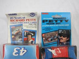 Two Sets of Traks Richard Petty Collectable Race Cards including 20 years of Richard Petty (1991)