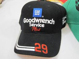 Lot of 5 Nascar Hats including two-#88, #29 (Kevin Harvick), #8 (Dale Earnhardt Jr.) , and Genuine