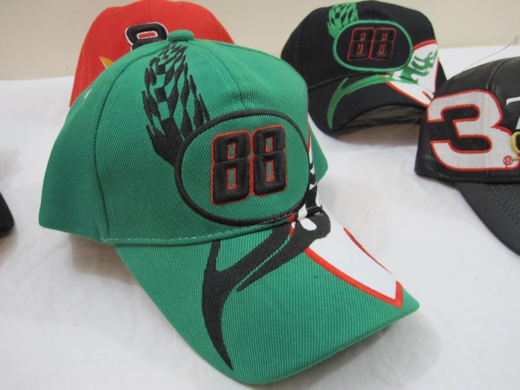 Lot of 5 Nascar Hats including two-#88, #29 (Kevin Harvick), #8 (Dale Earnhardt Jr.) , and Genuine