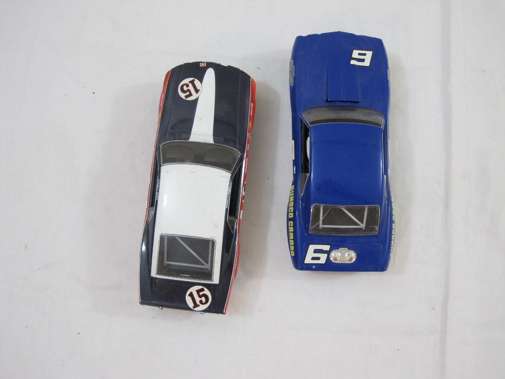 Two Hornby Slot Cars including Ford Mustang and Sunoco 1980 Chevrolet Camaro, 6 oz