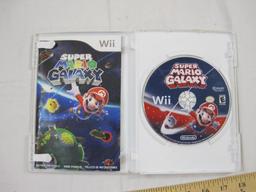 Two Wii Games including Boom Blox (2008) and Super Mario Galaxy (2007), 10 oz