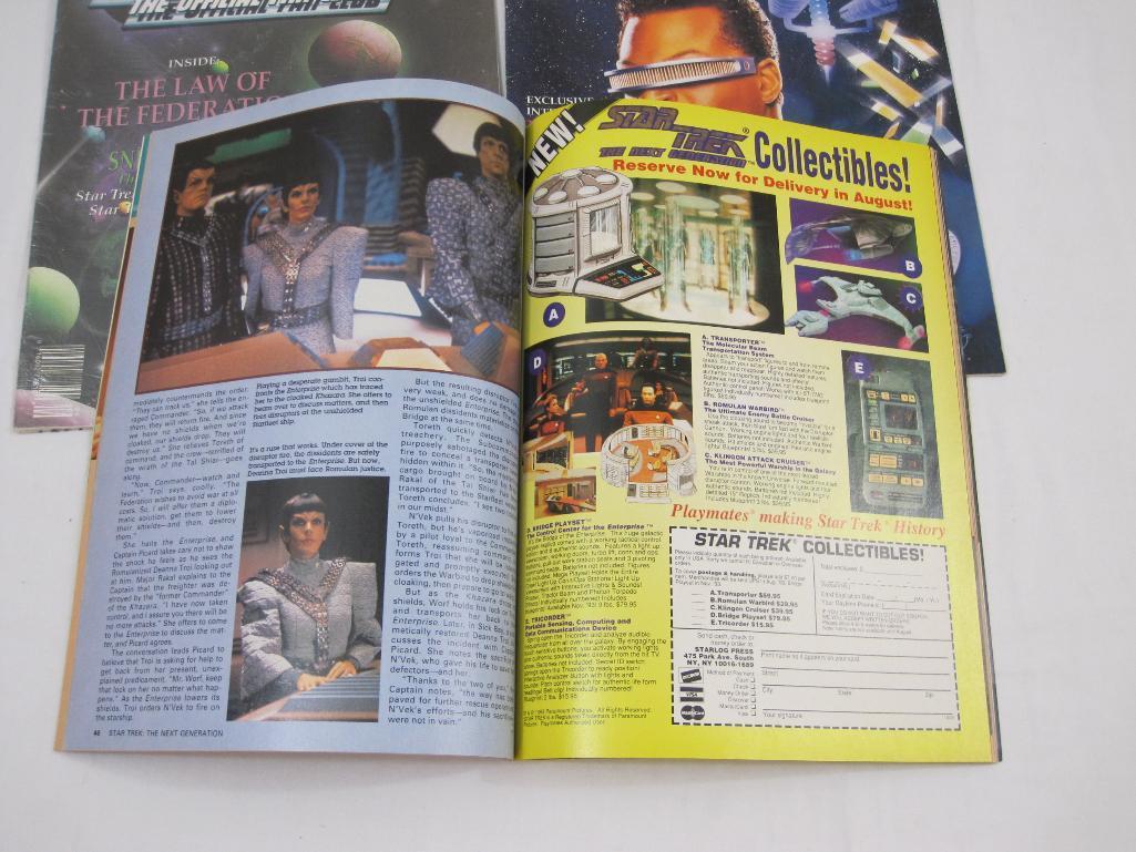 Lot of Star Trek Magazines including Star Trek The Next Generation Volume 4 (87-88 Season), Star