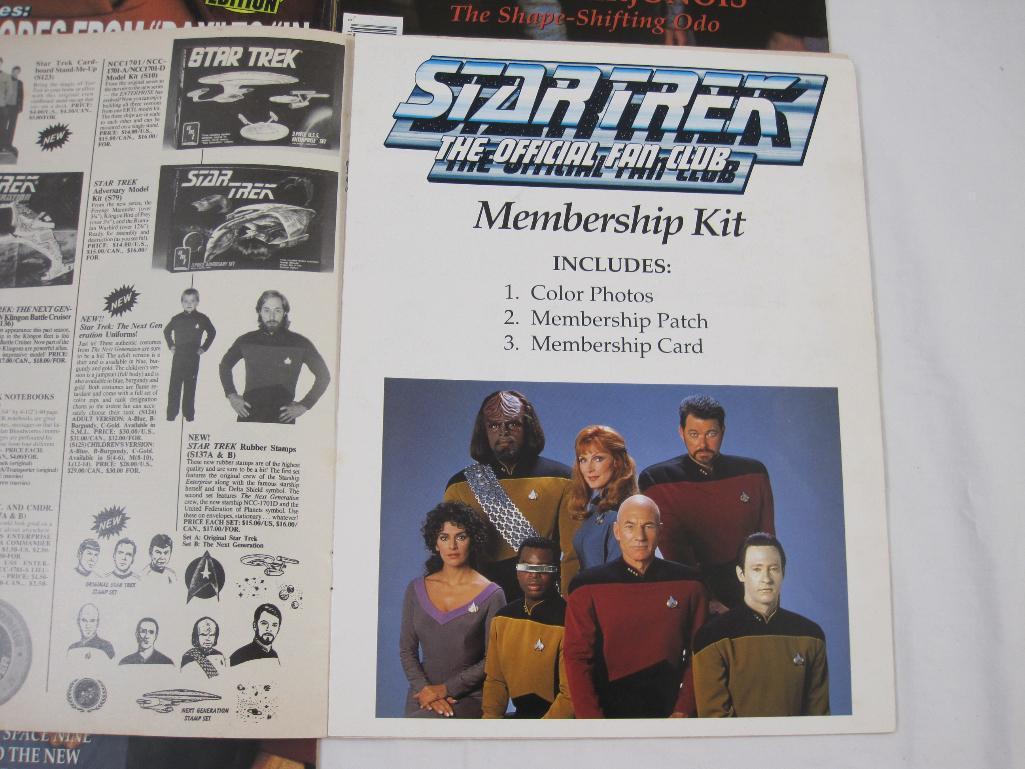 Lot of Star Trek Magazines including Star Trek Deep Space Nine Volume 4 1993, Star Trek The Official