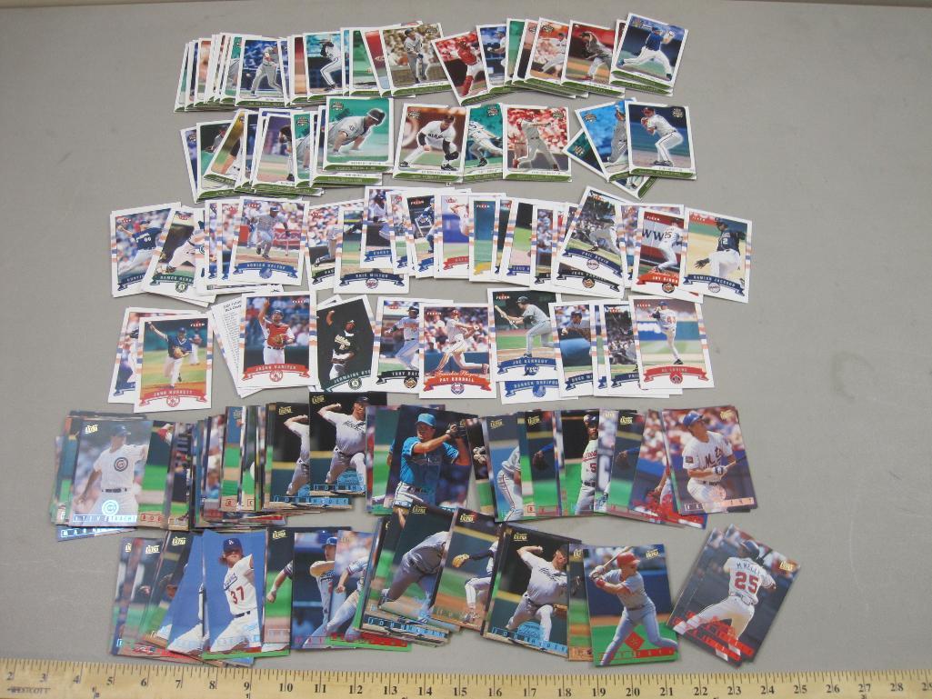 Lot of Baseball Cards including 1995 Fleer Ultra, 2002 Fleer and 2002 Fleer Focus Jersey Edition, 1