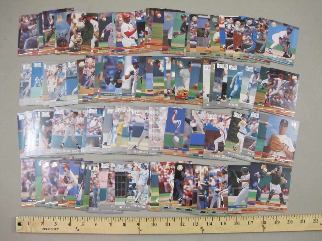 Lot of Ultra Fleer Baseball Cards from 1991-1993, 8 oz