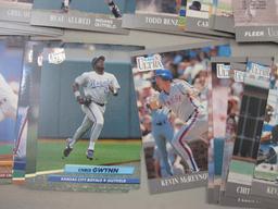 Lot of Ultra Fleer Baseball Cards from 1991-1993, 8 oz