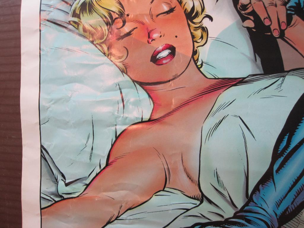 TWO Dave Stevens Posters including No. 8 Crossfire and No. 3 Mr. Monster, 22" x 34", posters contain